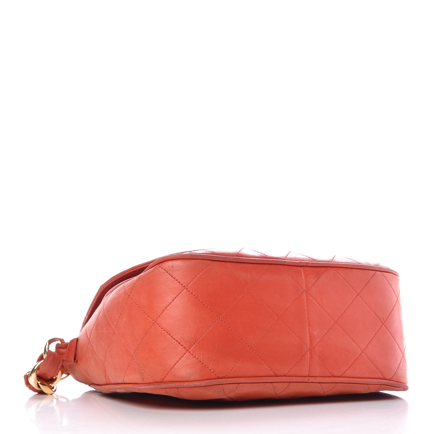 Chanel Lambskin Single Flap Red 4 of 22
