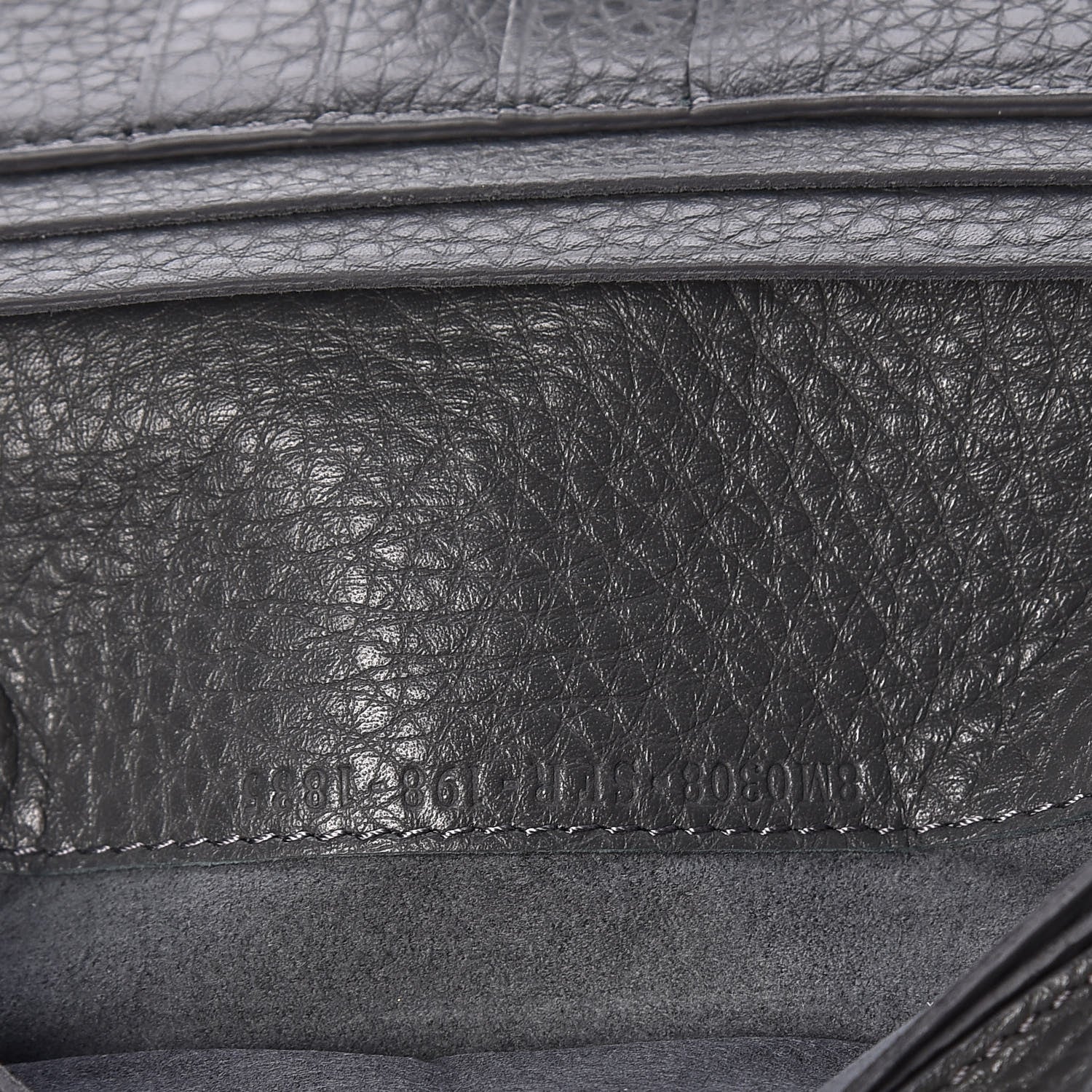 Fendi Cuoio Romano Selleria Peekaboo Continental Wallet Asfalto 8 of 10