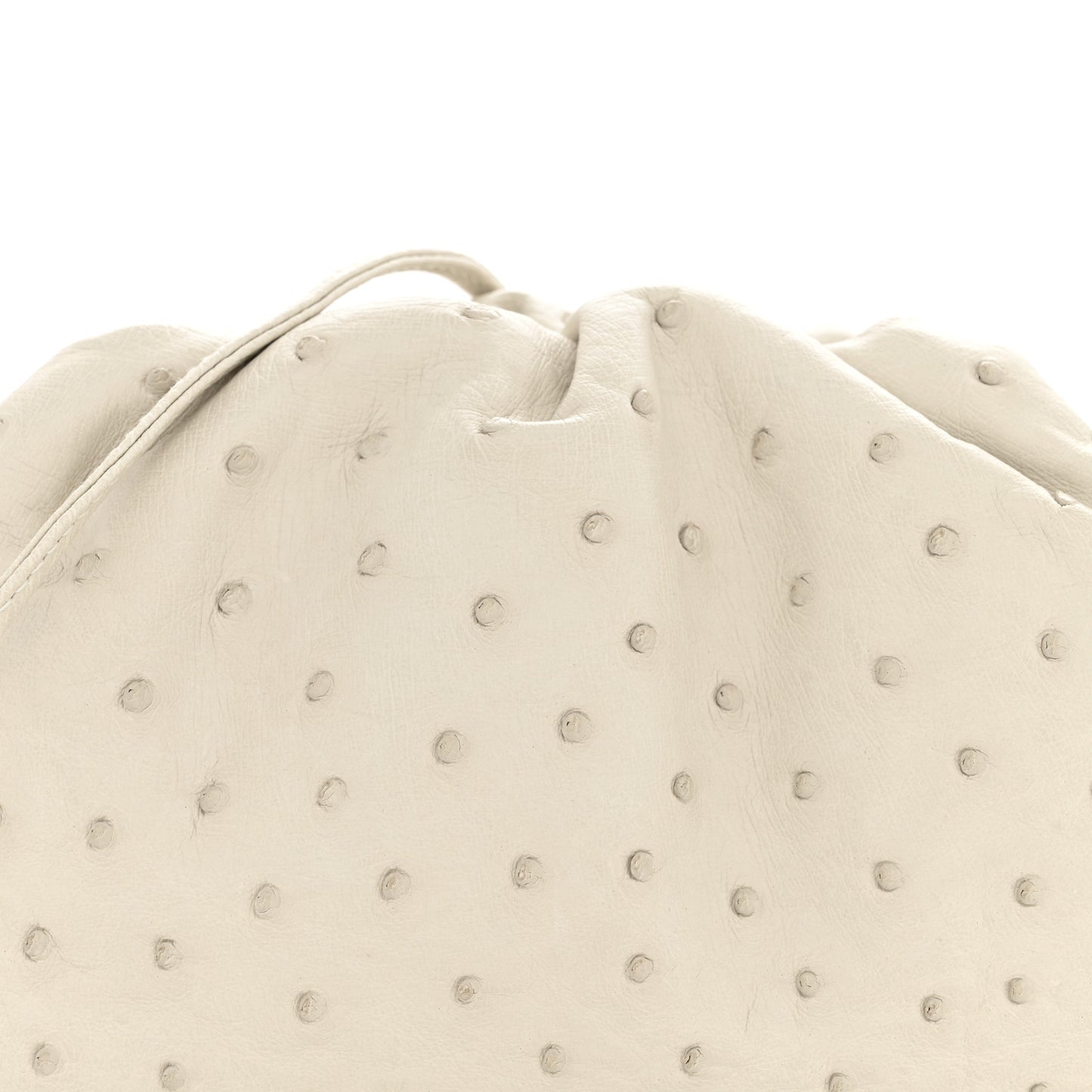 Ostrich The Mini Pouch White