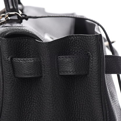 Hermes Taurillon Clemence Retourne Kelly 40 Black 24 of 34
