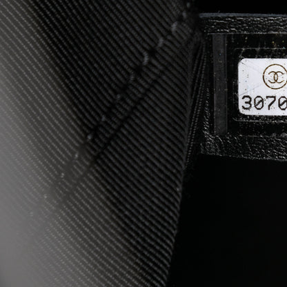 Chanel Aged Calfskin Small Charms Deauville Tote Black 7 of 10