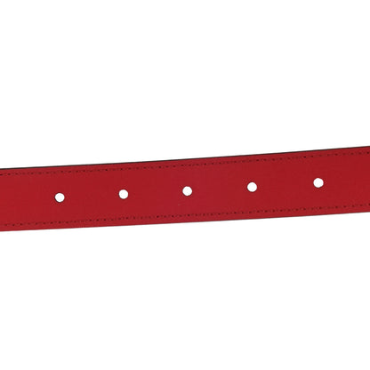 Gucci Moon Calfskin Torchon Double G 25mm Belt 65 26 Hibiscus Red 4 of 5