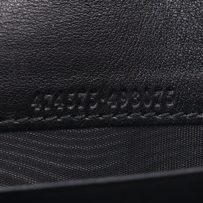 Gucci Calfskin Matelasse GG Marmont Chain Wallet Black 7 of 10