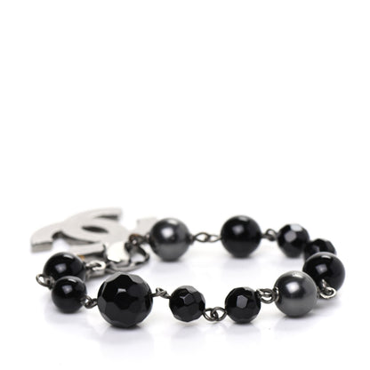 Chanel Ruthenium Bead CC Bracelet Black 3 of 4