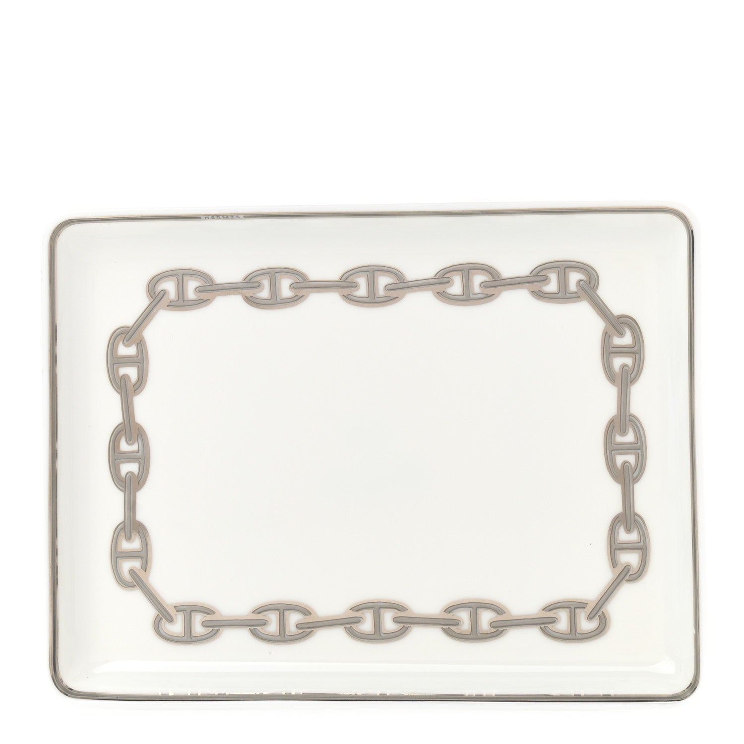 Hermes Porcelain Chaine d' Ancre Sushi Plate 1 of 7