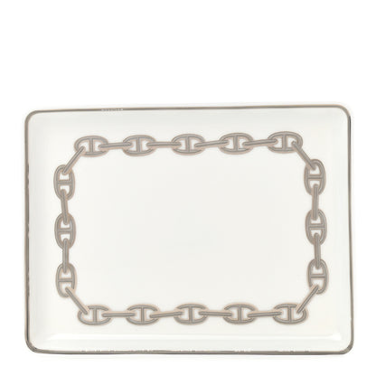 Hermes Porcelain Chaine d' Ancre Sushi Plate 1 of 7