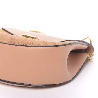Chloe Suede Smooth Calfskin Drew Shoulder Bag Blushy Pink 9 of 12