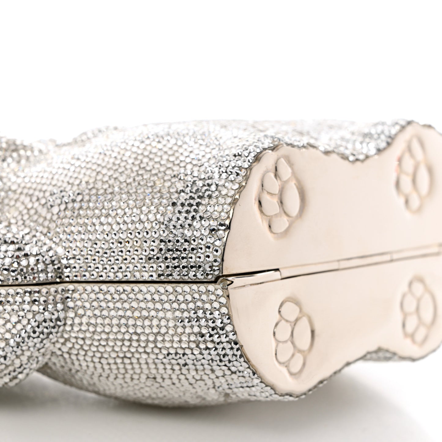 Crystal Shih Tzu Minaudiere Clutch