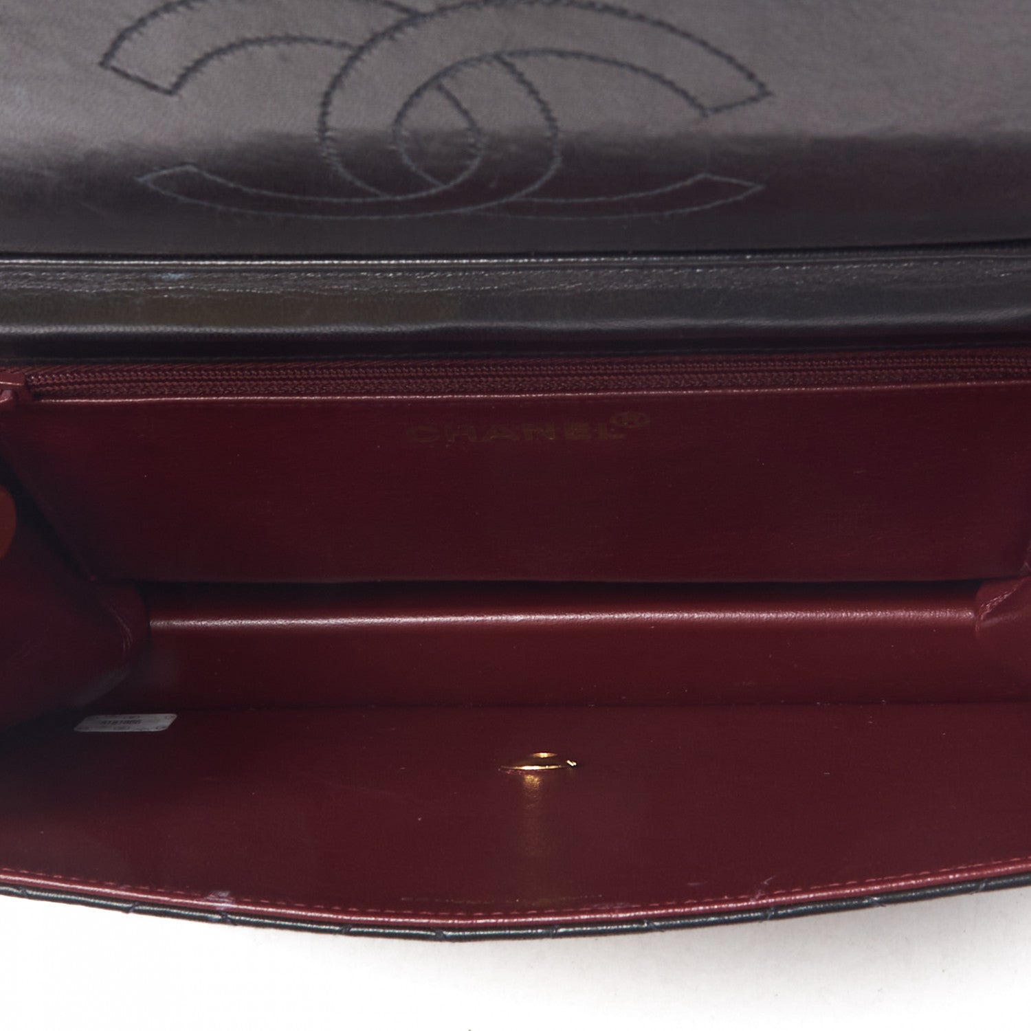 Chanel Lambskin Quilted Medium Single Flap Black 6 of 9