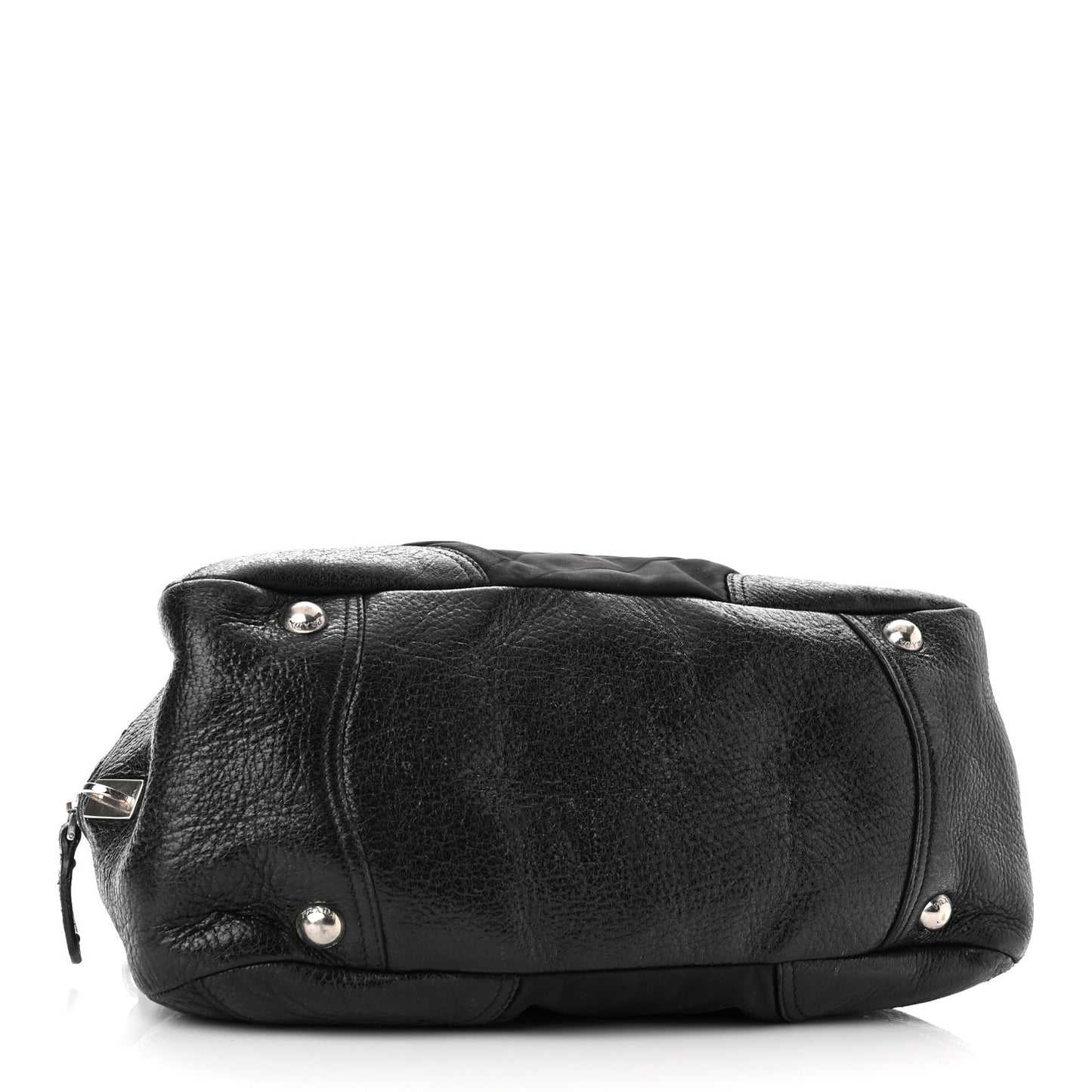 Nylon Quilted 24H Satchel Black