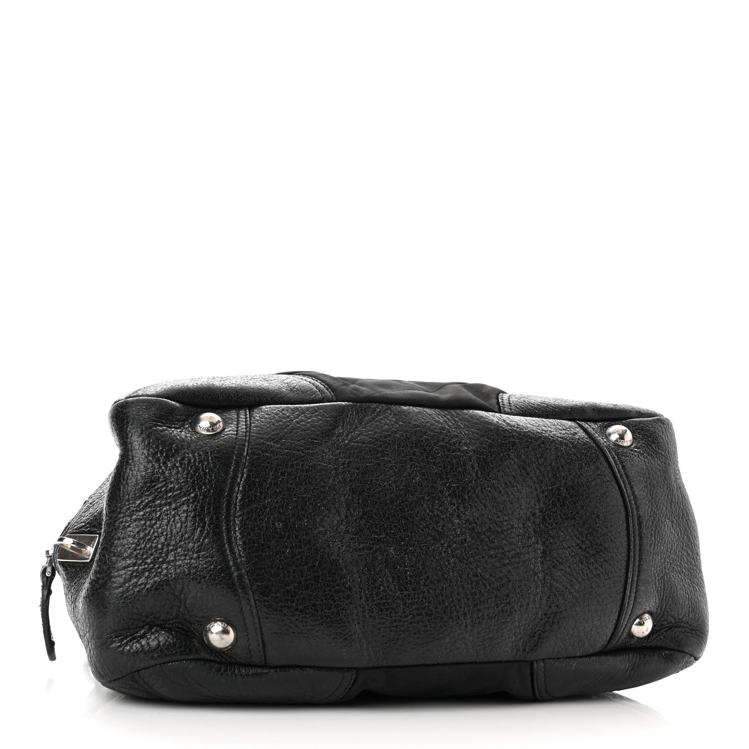Prada Nylon Quilted 24H Satchel Black 4 of 15