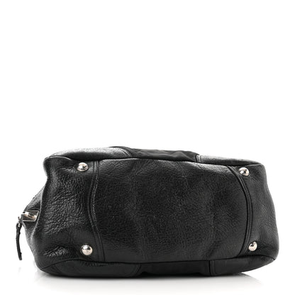 Prada Nylon Quilted 24H Satchel Black 4 of 15