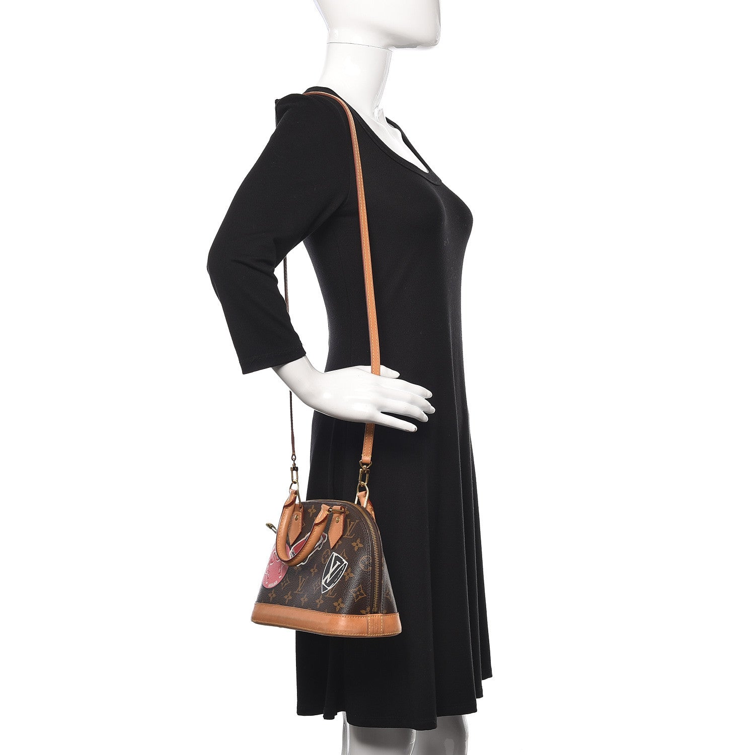 Louis Vuitton Monogram World Tour Alma BB 2 of 12