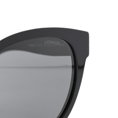 Chanel Acetate CC Butterfly Sunglasses 5414-A Black 7 of 8