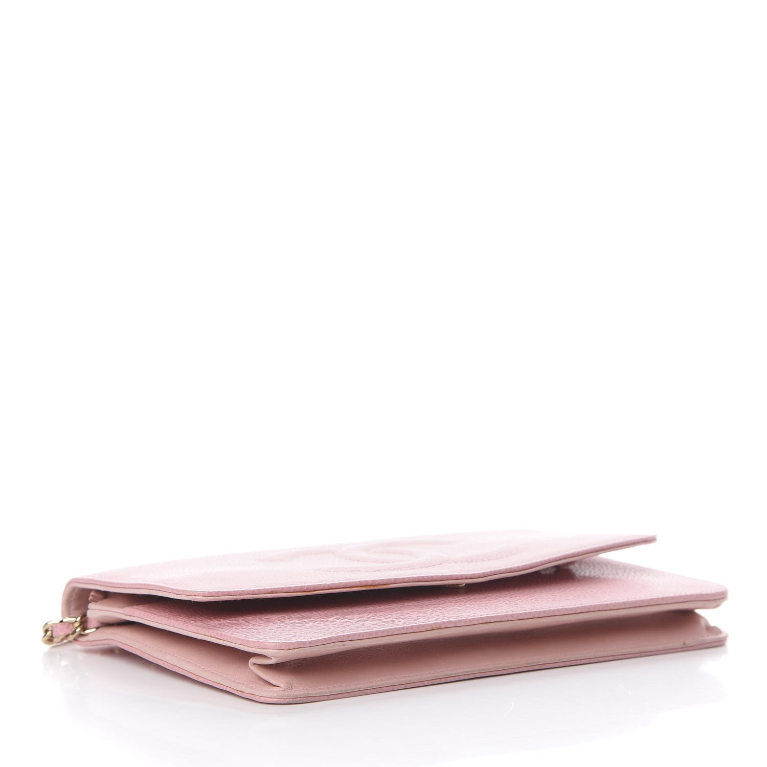Chanel Caviar Timeless CC Wallet On Chain WOC Pink 3 of 15