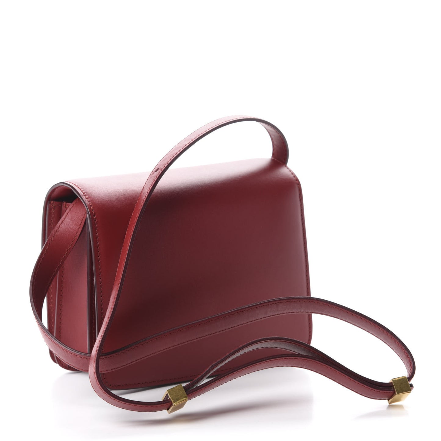 Box Calfskin Small Classic Box Flap Bag Red