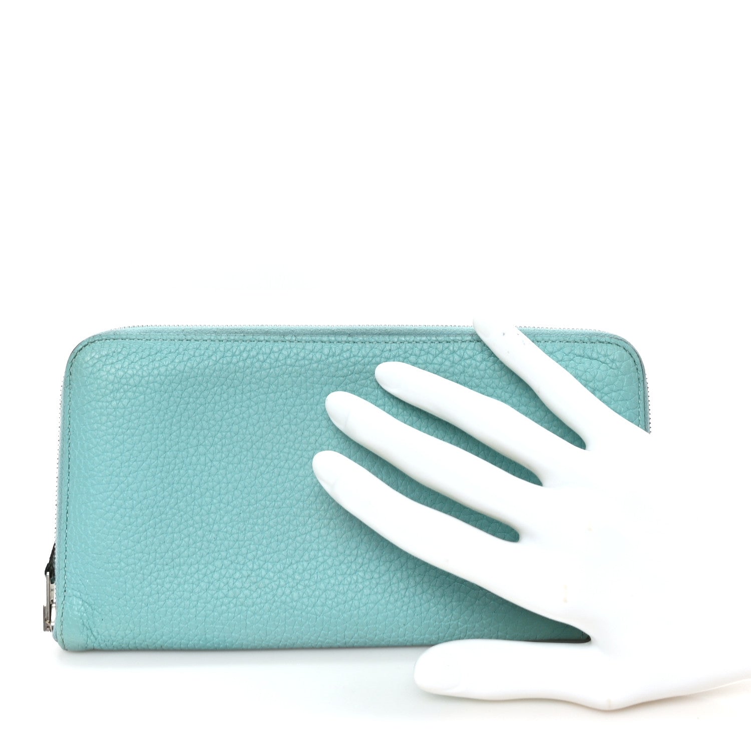 Hermes Togo Azap Wallet  Bleu Atoll 2 of 7