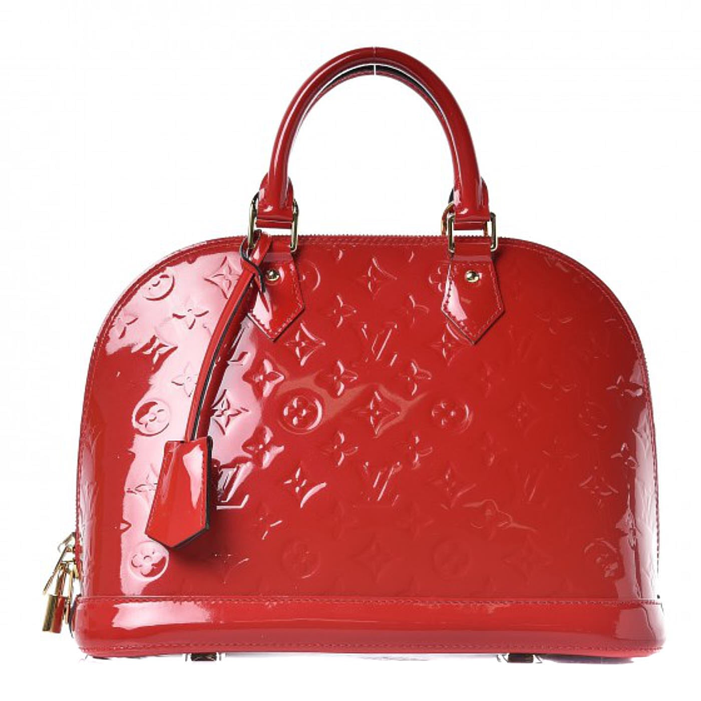 Louis Vuitton Vernis Alma PM Cherry 2 of 8