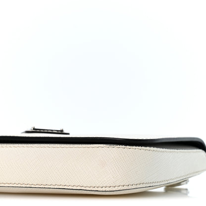 Prada Saffiano Flap Shoulder Bag White 9 of 11