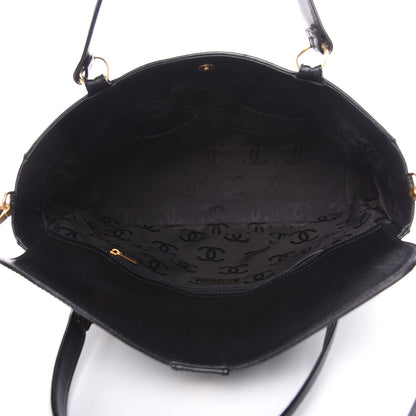 Chanel Caviar Large CC Shoulder Bag Black 5 of 13