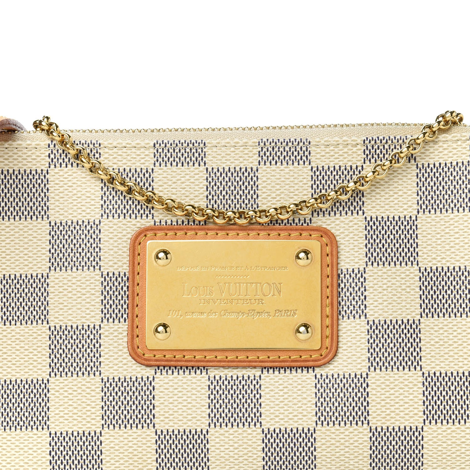 Louis Vuitton Damier Azur Eva Clutch 10 of 10