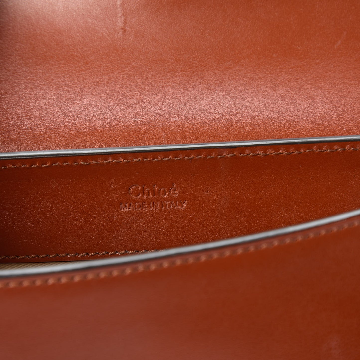 Calfskin Suede C Belt Bag Sepia Brown