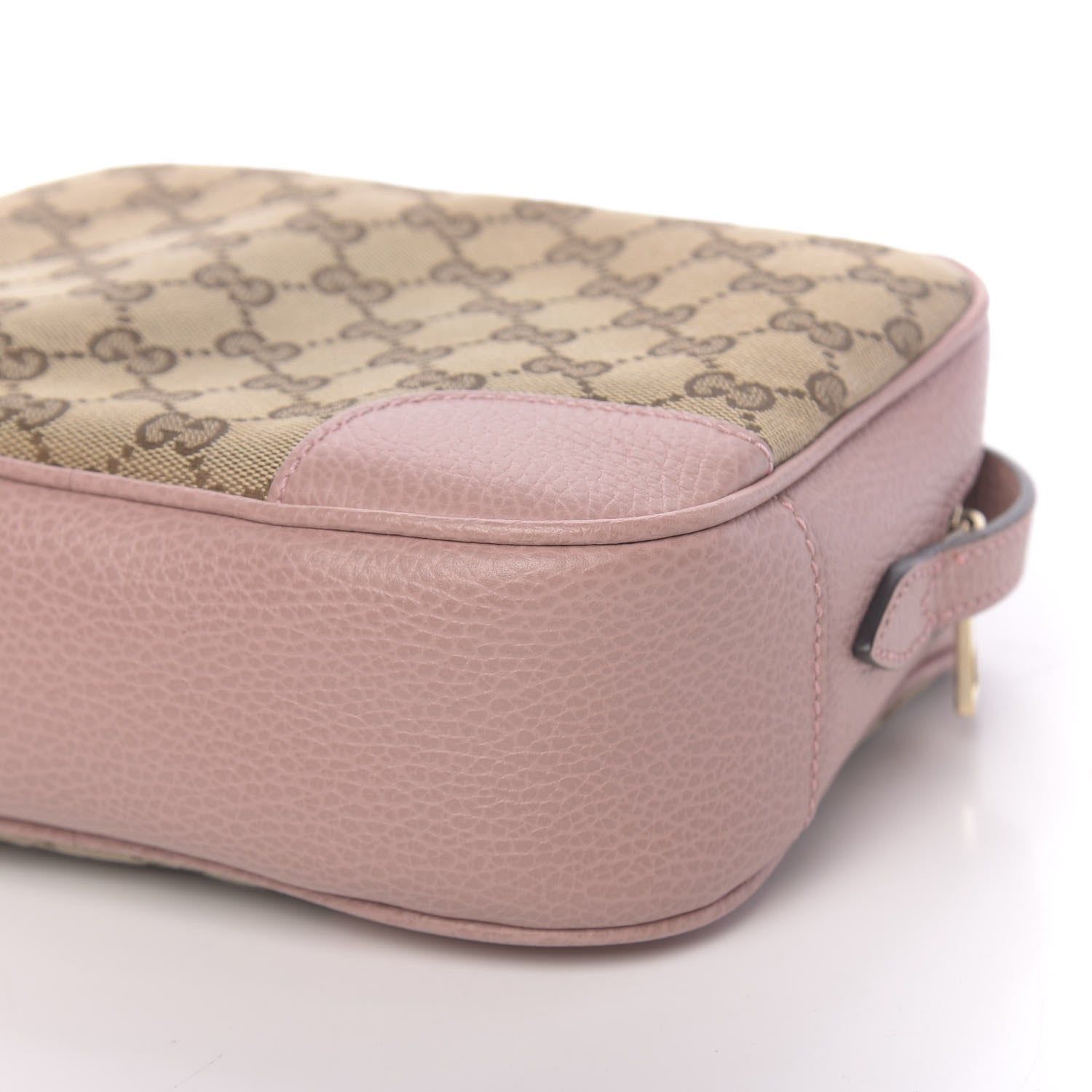 Gucci Monogram Mini Bree Messenger Bag Beige Soft Pink 10 of 11