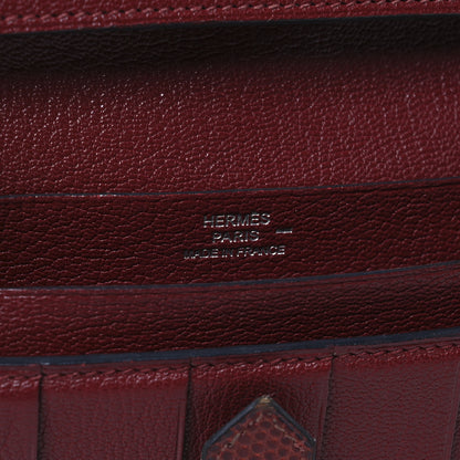 Hermes Lizard Bearn Wallet Etrusque 6 of 8