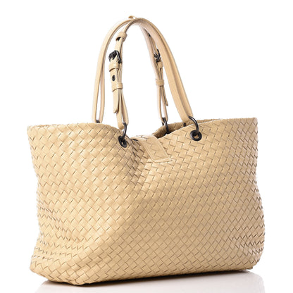 Bottega Veneta Nappa Intrecciato Large Capri Tote Banane 3 of 14