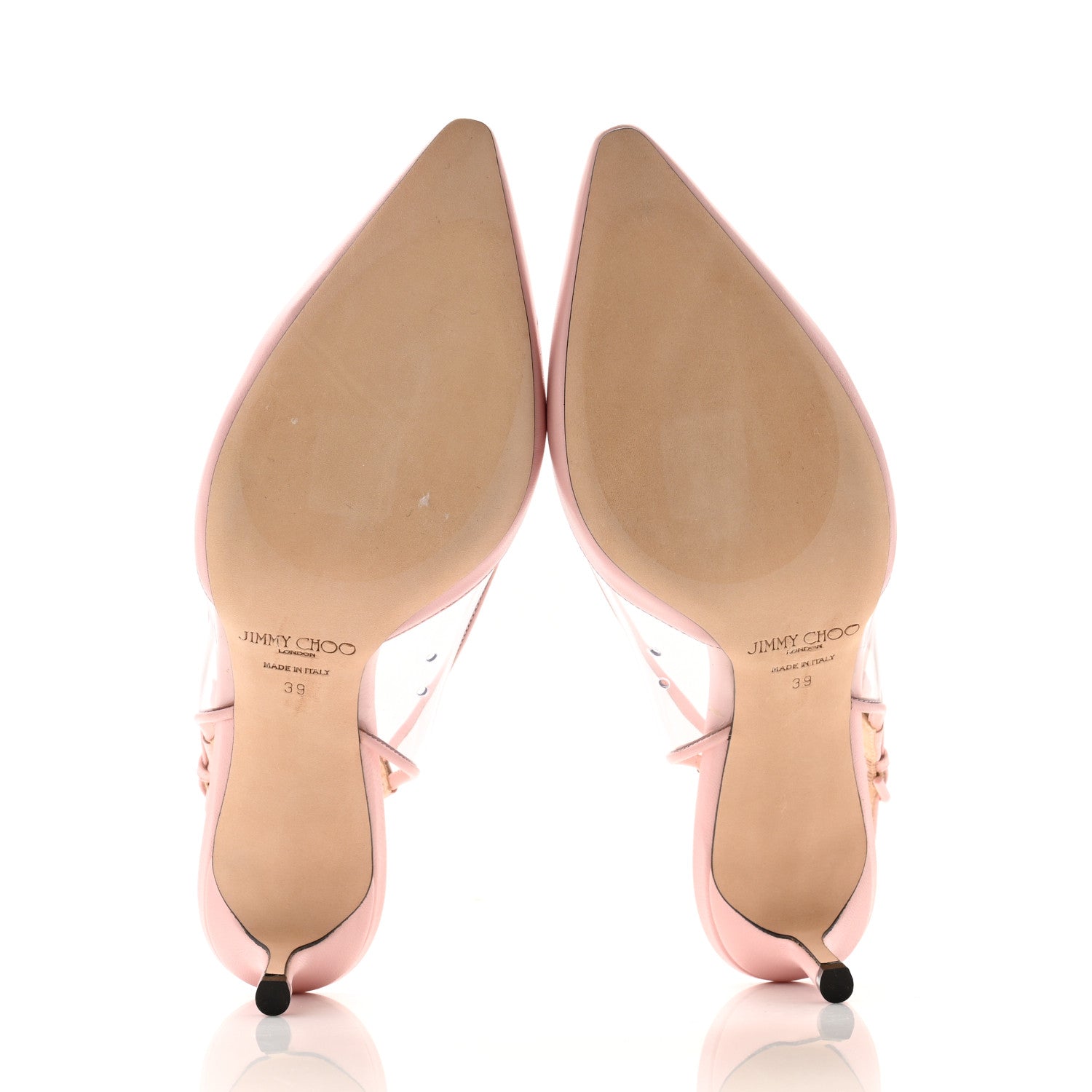 Jimmy Choo Kid PVC Erin 60 Pumps 39 Rosewater 5 of 8