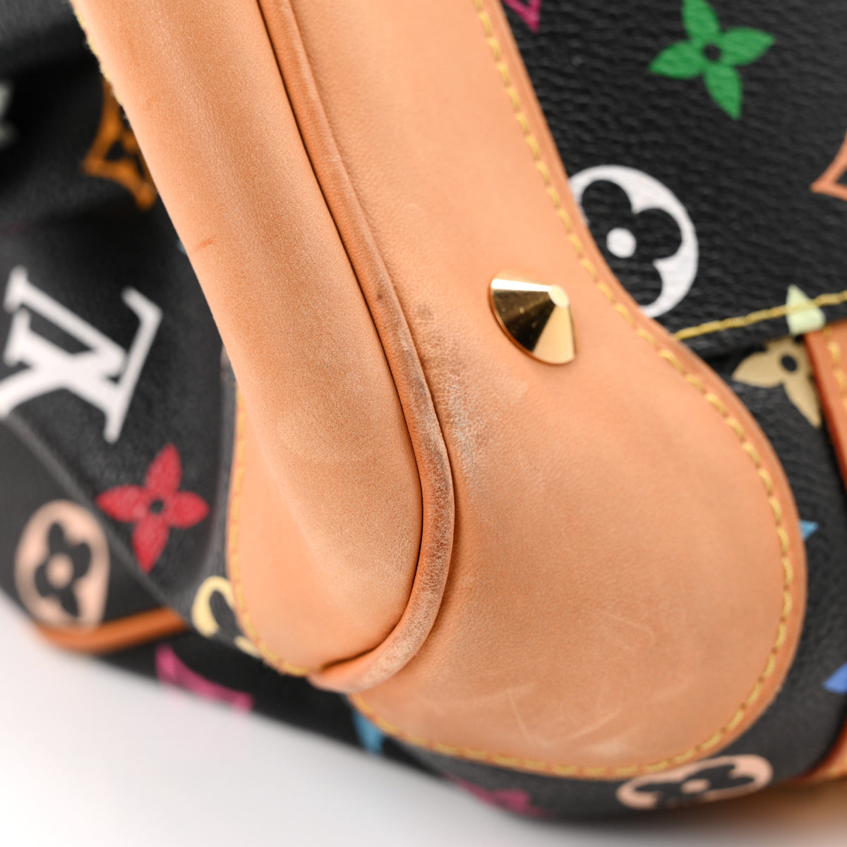 Louis Vuitton Monogram Multicolor Courtney MM Black 10 of 11