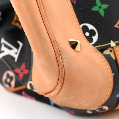 Louis Vuitton Monogram Multicolor Courtney MM Black 10 of 11