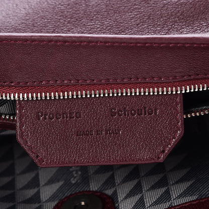 Proenza Schouler Lambskin Large PS1 Satchel Burgundy 7 of 8