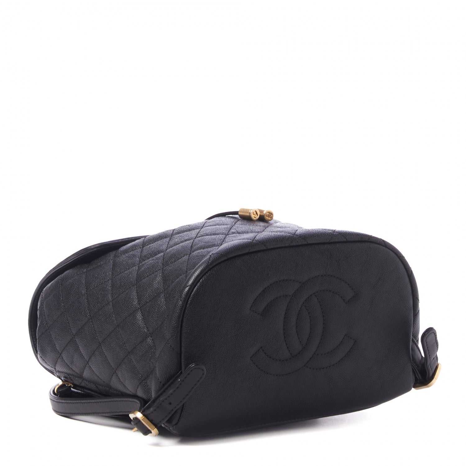 Chanel Caviar Quilted Filigree Backpack Black 4 of 10