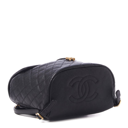 Chanel Caviar Quilted Filigree Backpack Black 4 of 10