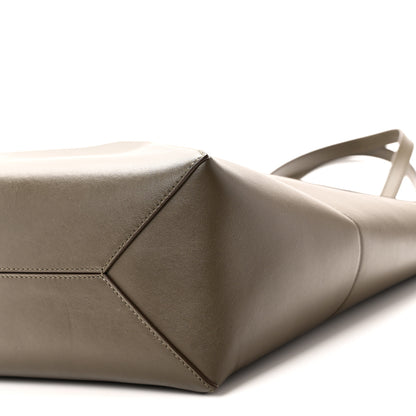 Loewe Shiny Calfskin Medium Puzzle Fold Tote Dark Khaki Green 9 of 9