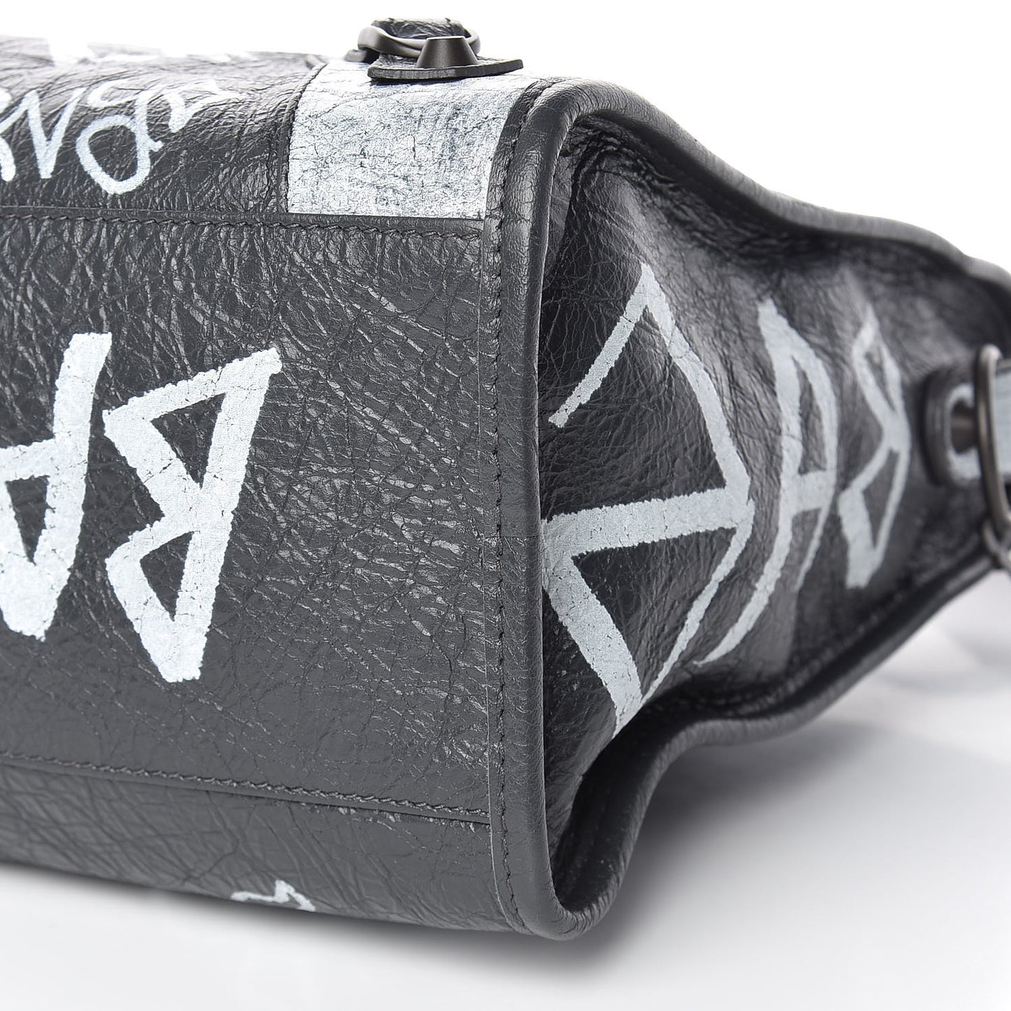 Agneau Arena Graffiti All Over Classic Hardware City Gris Fossile White