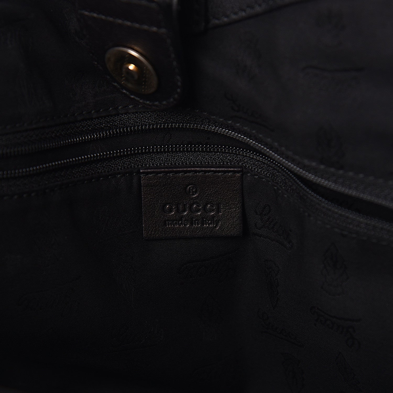 Gucci Guccissima Medium Sukey Tote Black 6 of 12