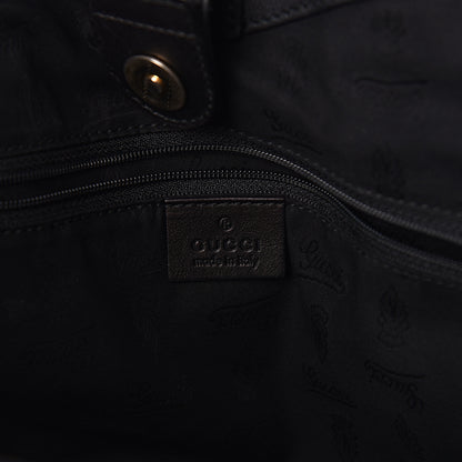 Gucci Guccissima Medium Sukey Tote Black 6 of 12