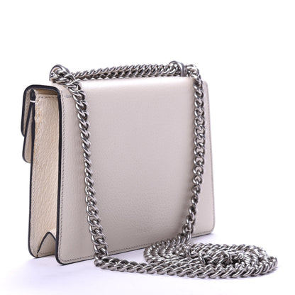 Gucci Textured Calfskin Crystal Mini Dionysus Shoulder Bag Mystic White 2 of 11