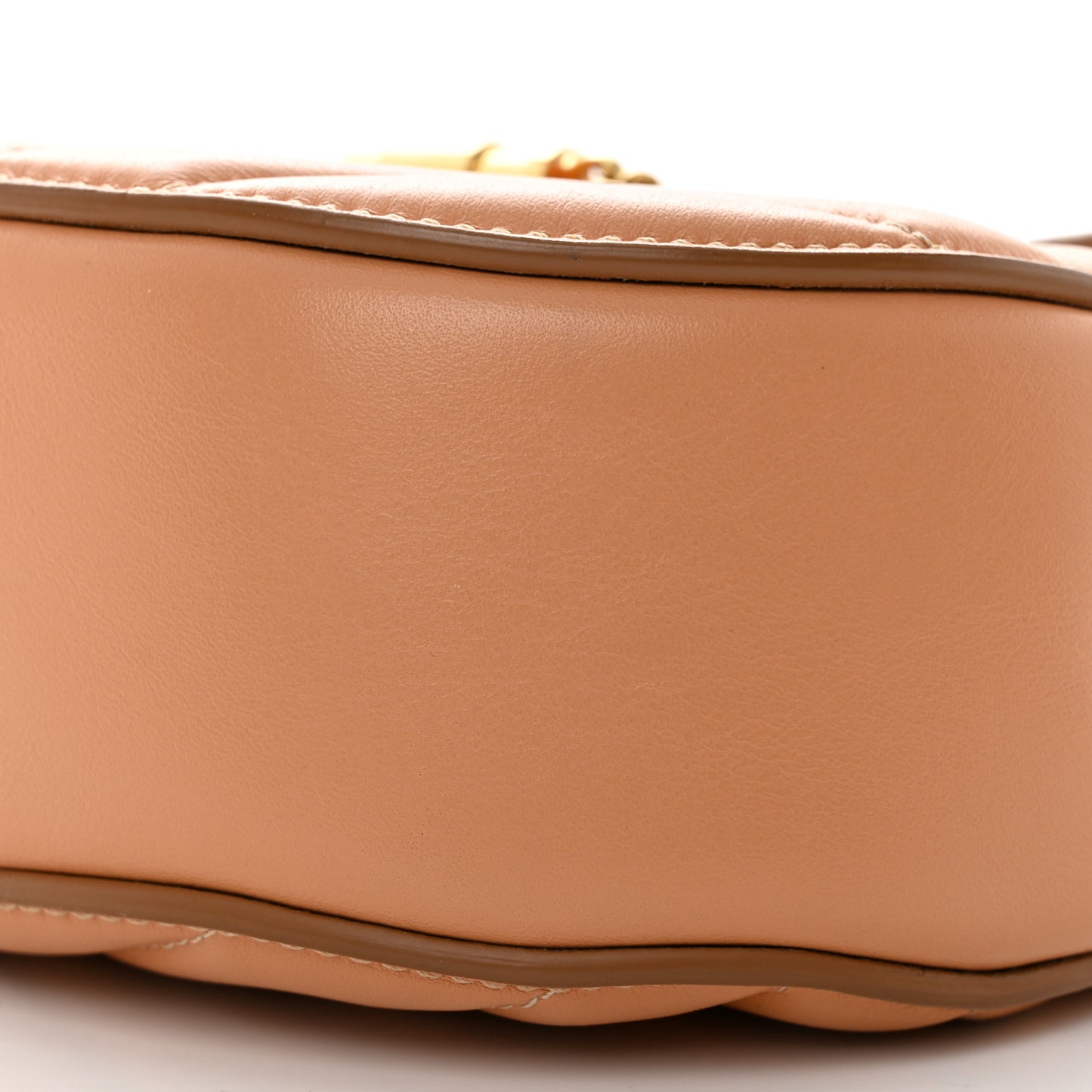 Calfskin Quilted Mini Drew Bijou Shoulder Bag Blushy Pink