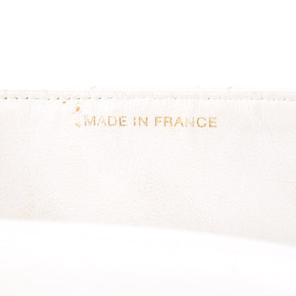 Chanel Lambskin Quilted Mini Square Flap White 7 of 18