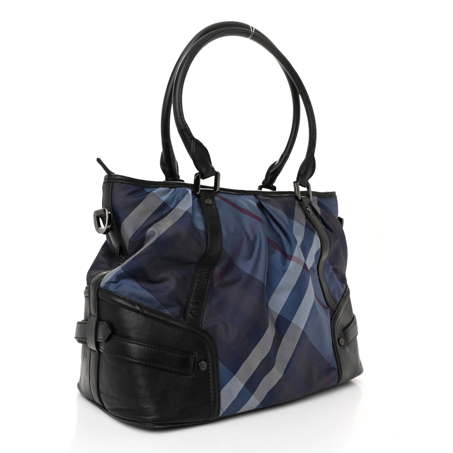 Nylon Check Medium Lowry Navy
