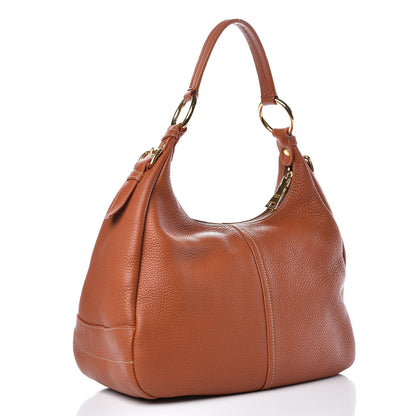 Prada Vitello Daino Hobo Caramel 3 of 10
