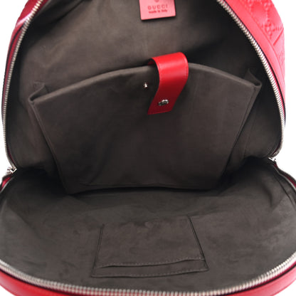 Gucci Guccissima Signature Day Backpack Hibiscus Red 9 of 17