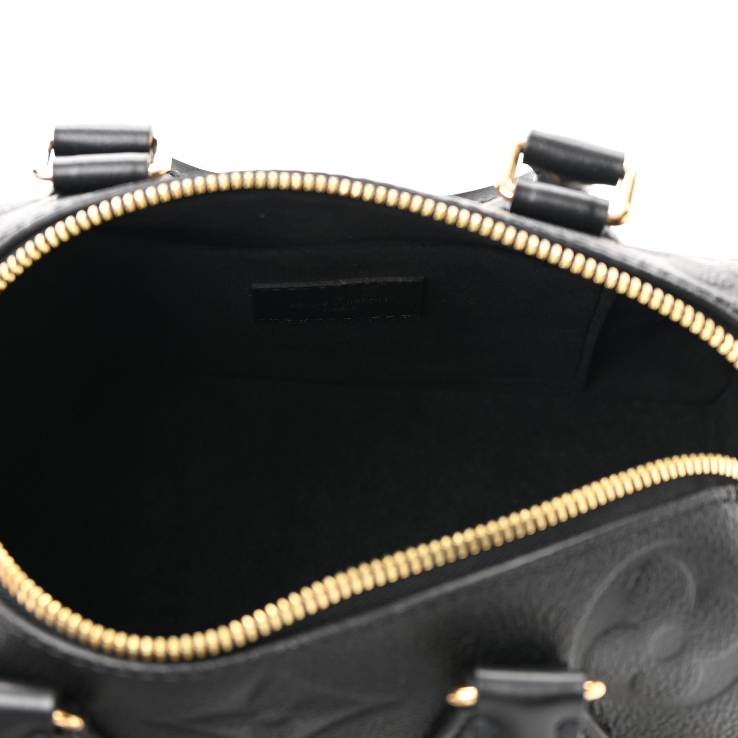 Louis Vuitton Empreinte Monogram Giant Speedy Bandouliere 20 Black 5 of 9