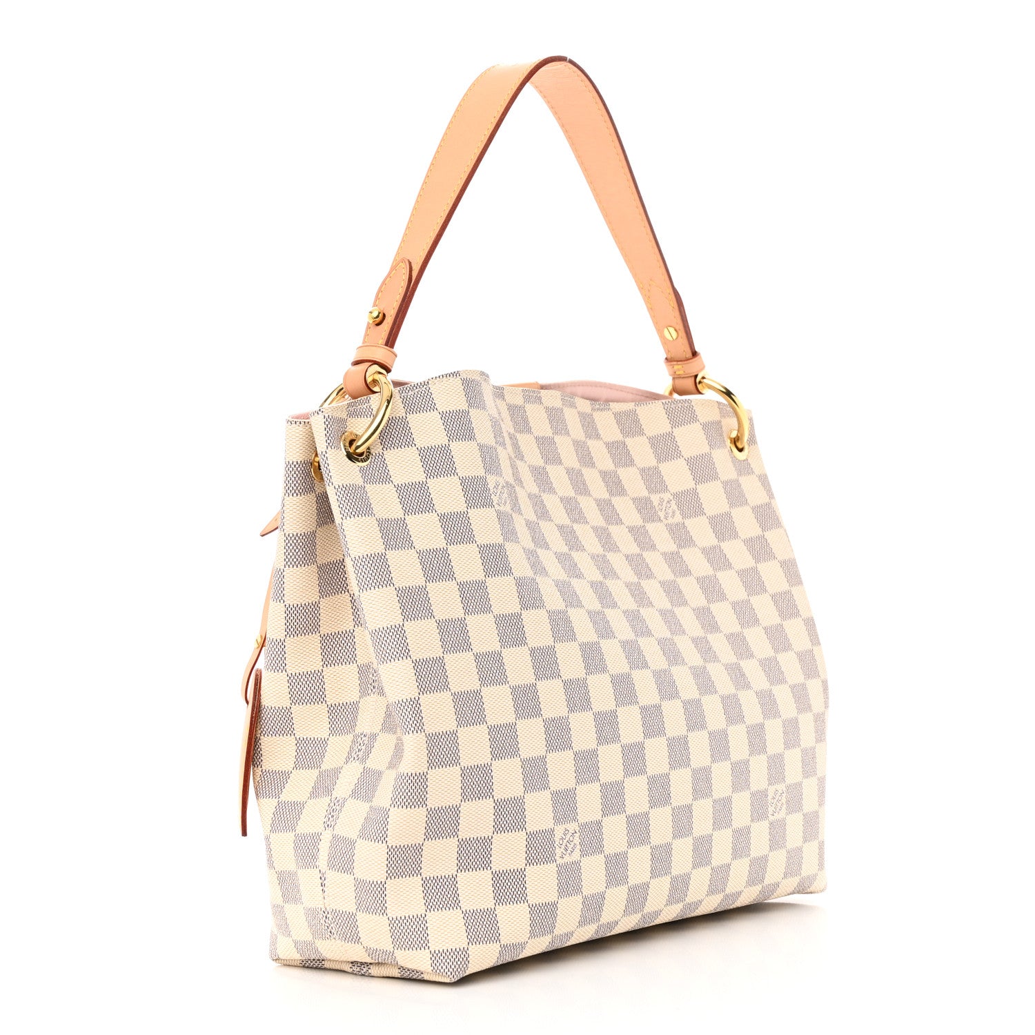Louis Vuitton Damier Azur Graceful PM Rose Ballerine 3 of 10