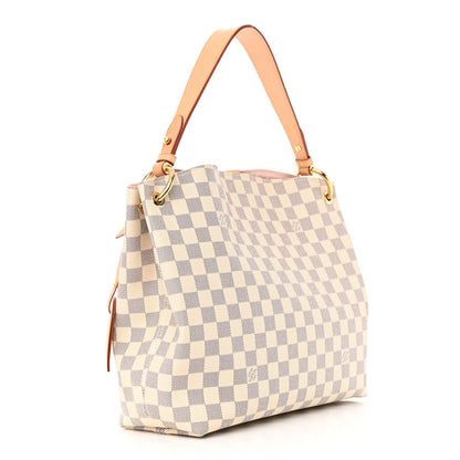 Louis Vuitton Damier Azur Graceful PM Rose Ballerine 3 of 10