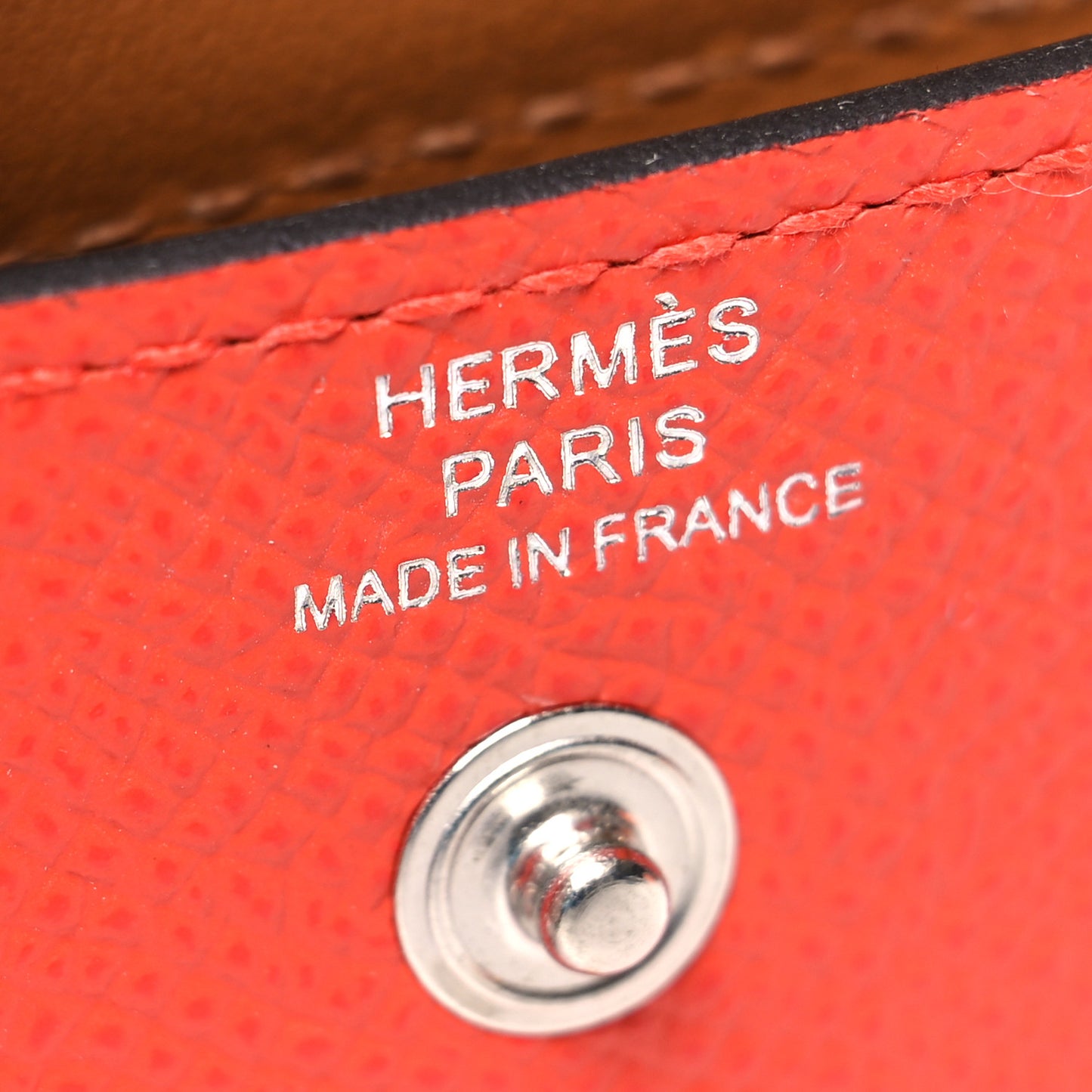 Epsom Quadrige Kelly Pocket 18 Belt Capucine