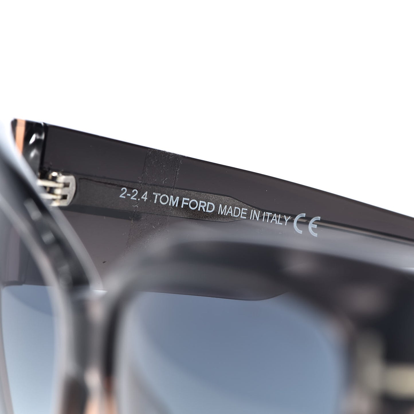 Acetate Anoushka Cat Eye Sunglasses TF371 Melange Grey Peach